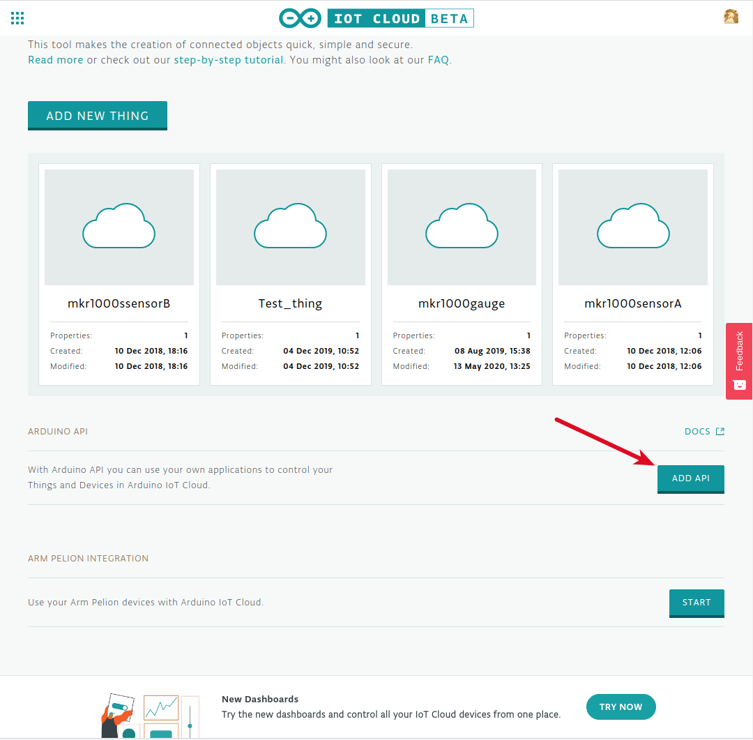 IoT Cloud Site