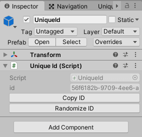 UniqueId Component