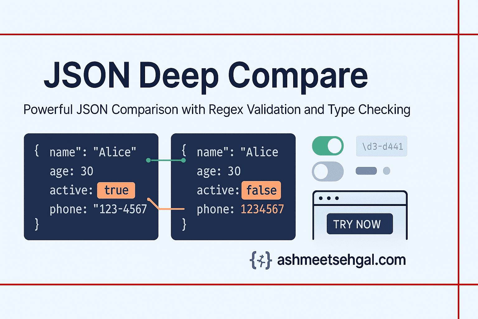 JSON Deep Compare - The Ultimate JSON Comparison Tool