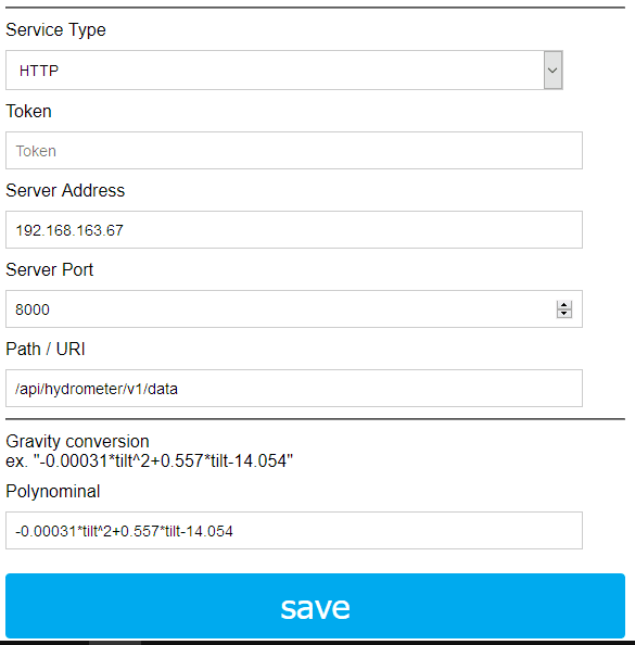 iSpindle Settings