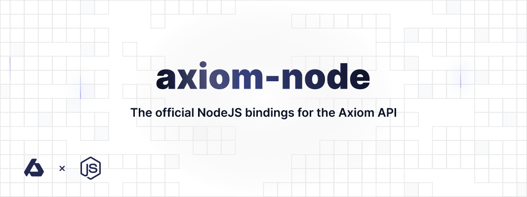 axiom-node: The official NodeJS bindings for the Axiom API