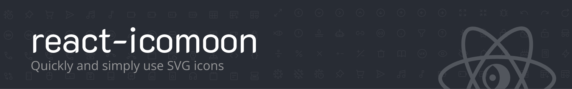 React-Icomoon Logo