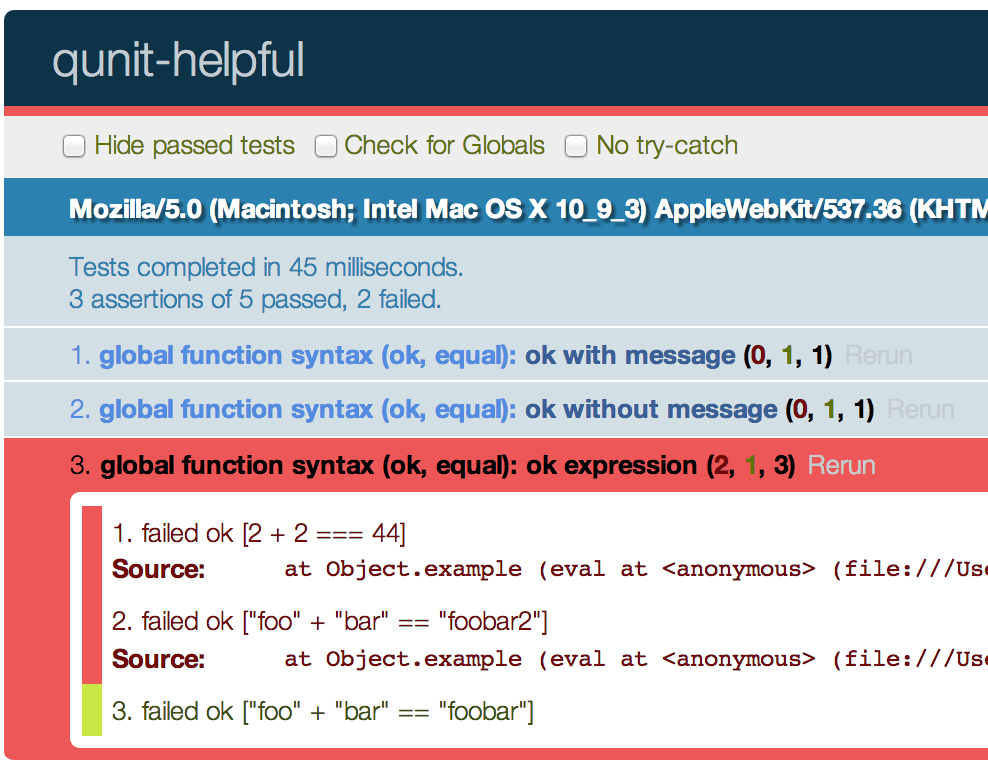 qunit-helpful-on