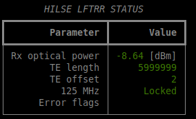 lftrr status example