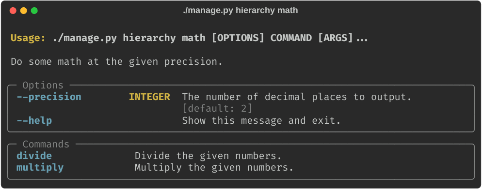 Grouping and Hierarchies Example - math