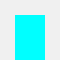 A cyan rectangle