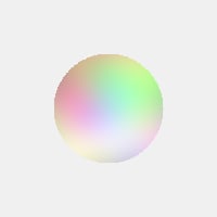 A gradient circle