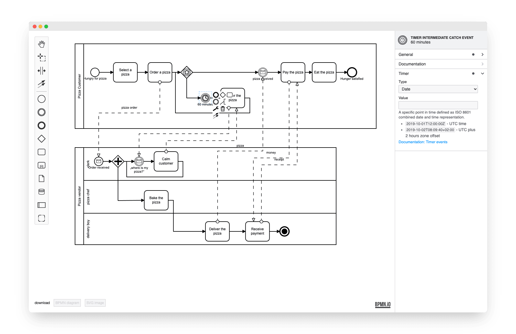 demo application screenshot