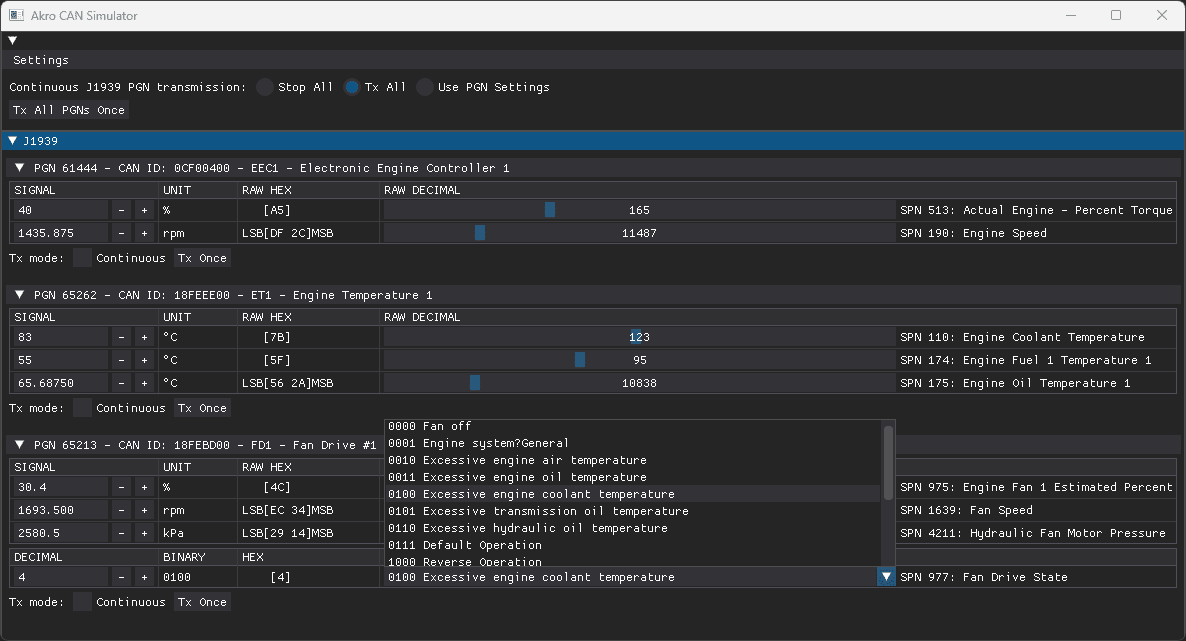 Akrocansim demo screenshot