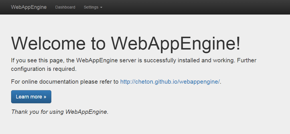 WebAppEngine