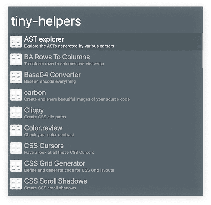 alfred-tiny-helpers-screenshot