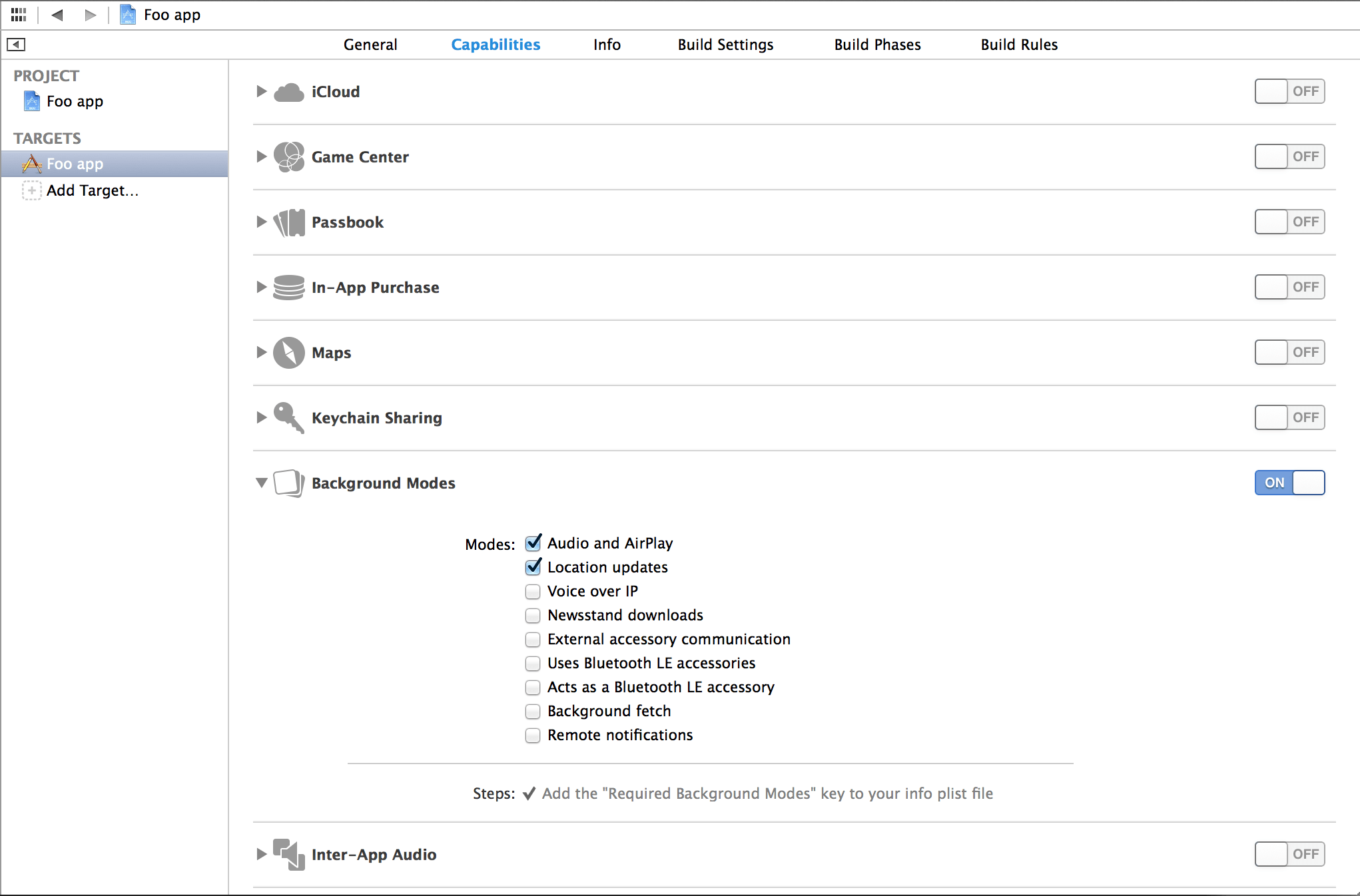 Enable Background Audio