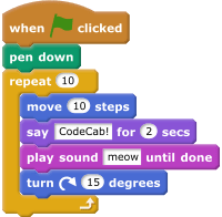 Scratch code 1