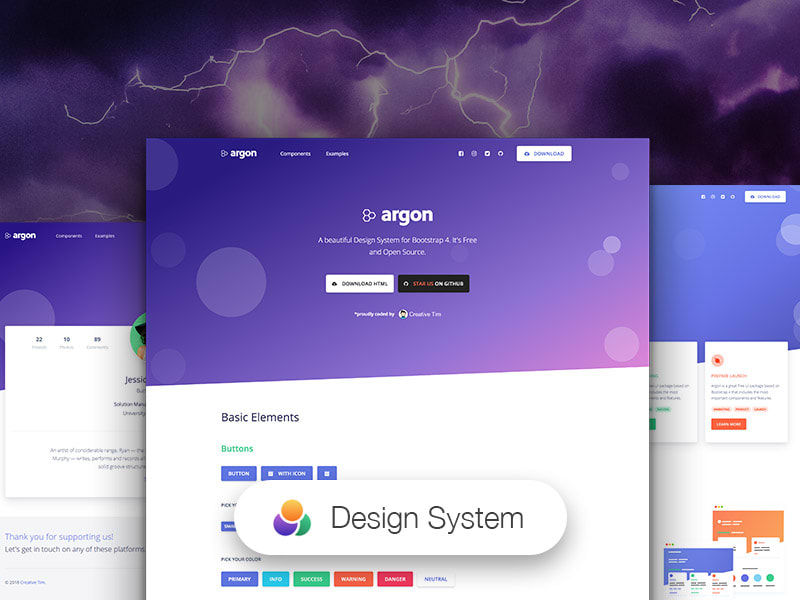 Argon Design System  HTML