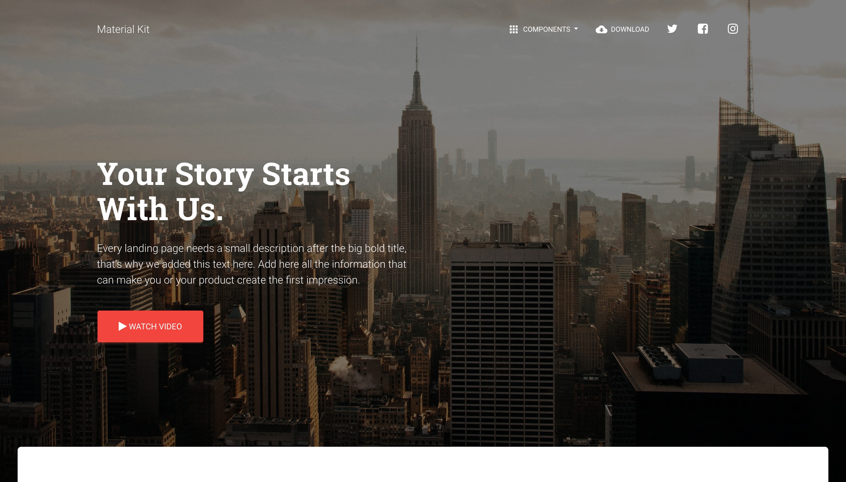 Landing Page