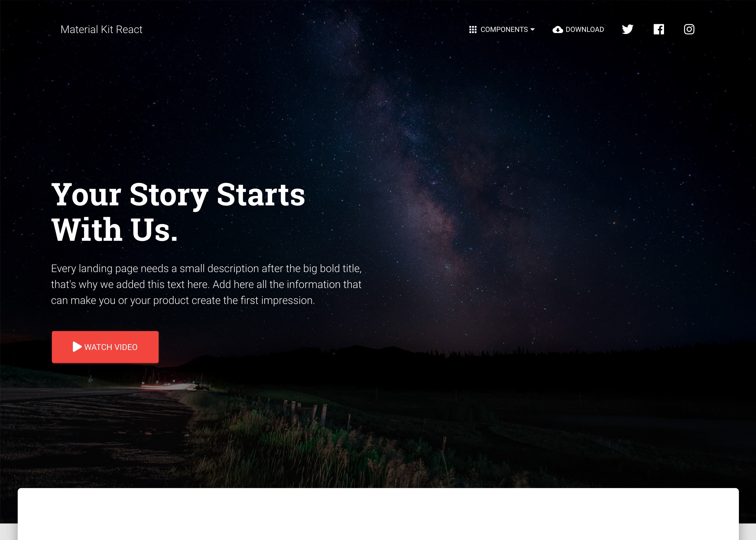 Landing Page