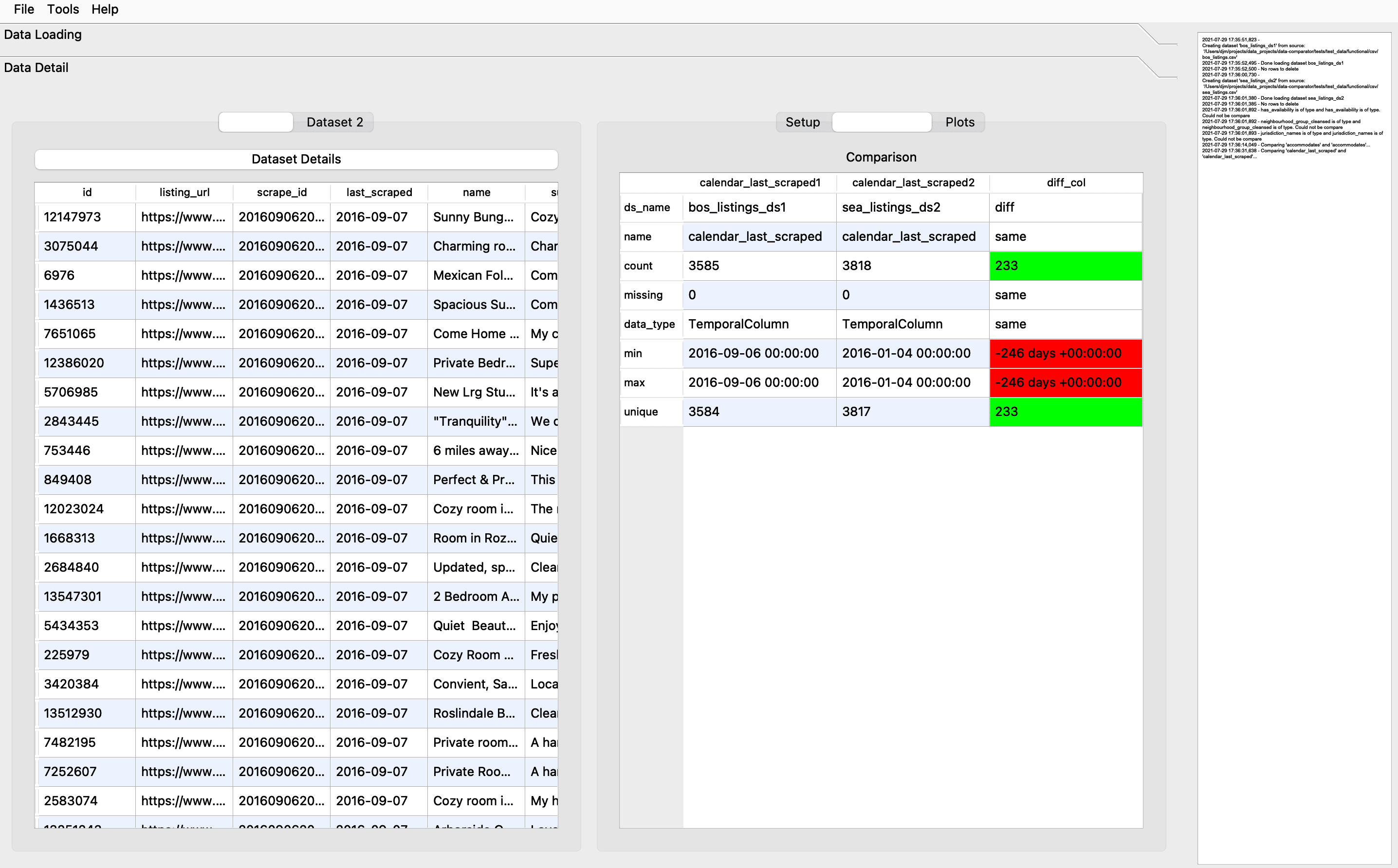 gui data detail exmaple