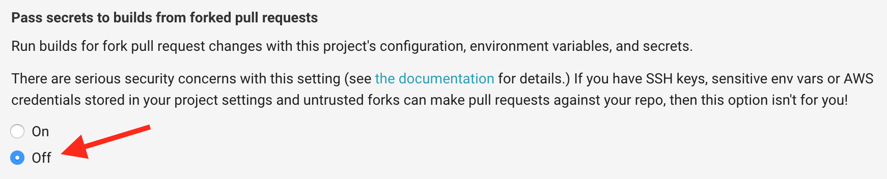 Stop CircleCI default variable leak