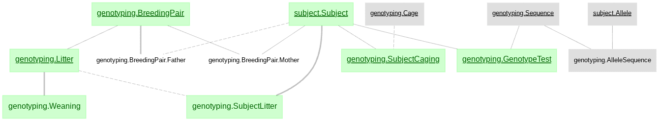 Genotyping schema diagram