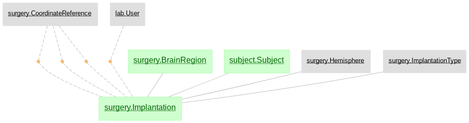Surgery schema diagram