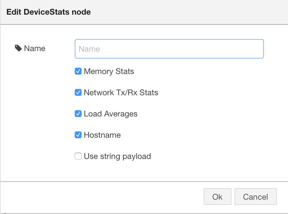 Device Statistics Node