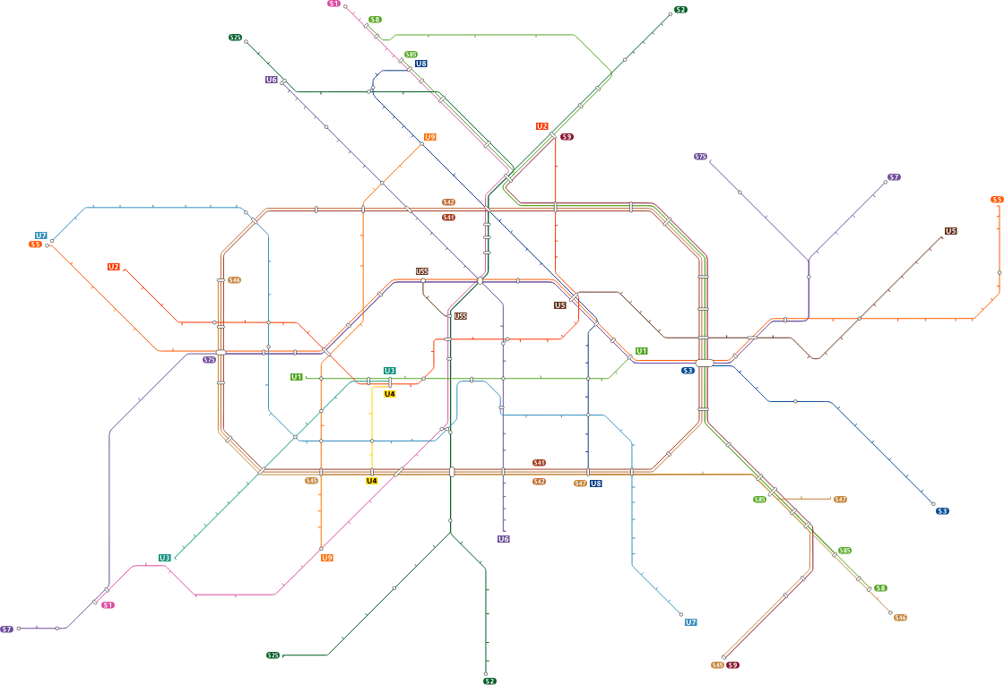 topological BVG map
