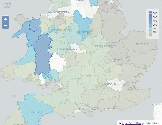 Map Regions Example