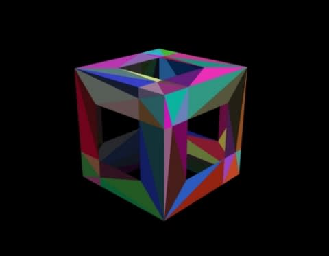 Masked cube facets