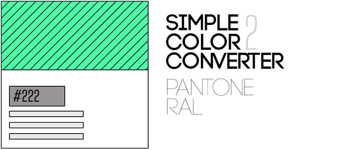 simple color convertor logo