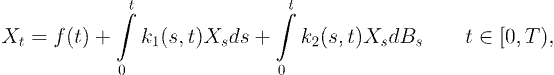 stochastic-volterra-integral-equation