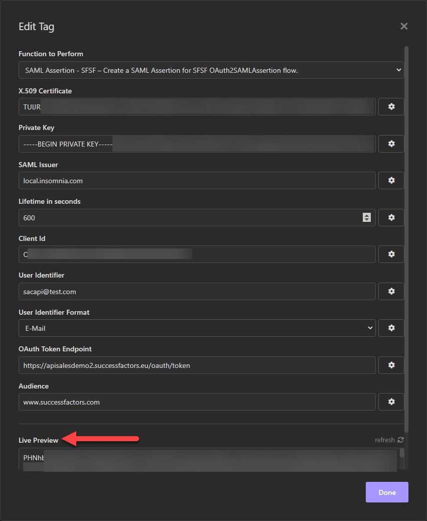 Template Tag configuration 1