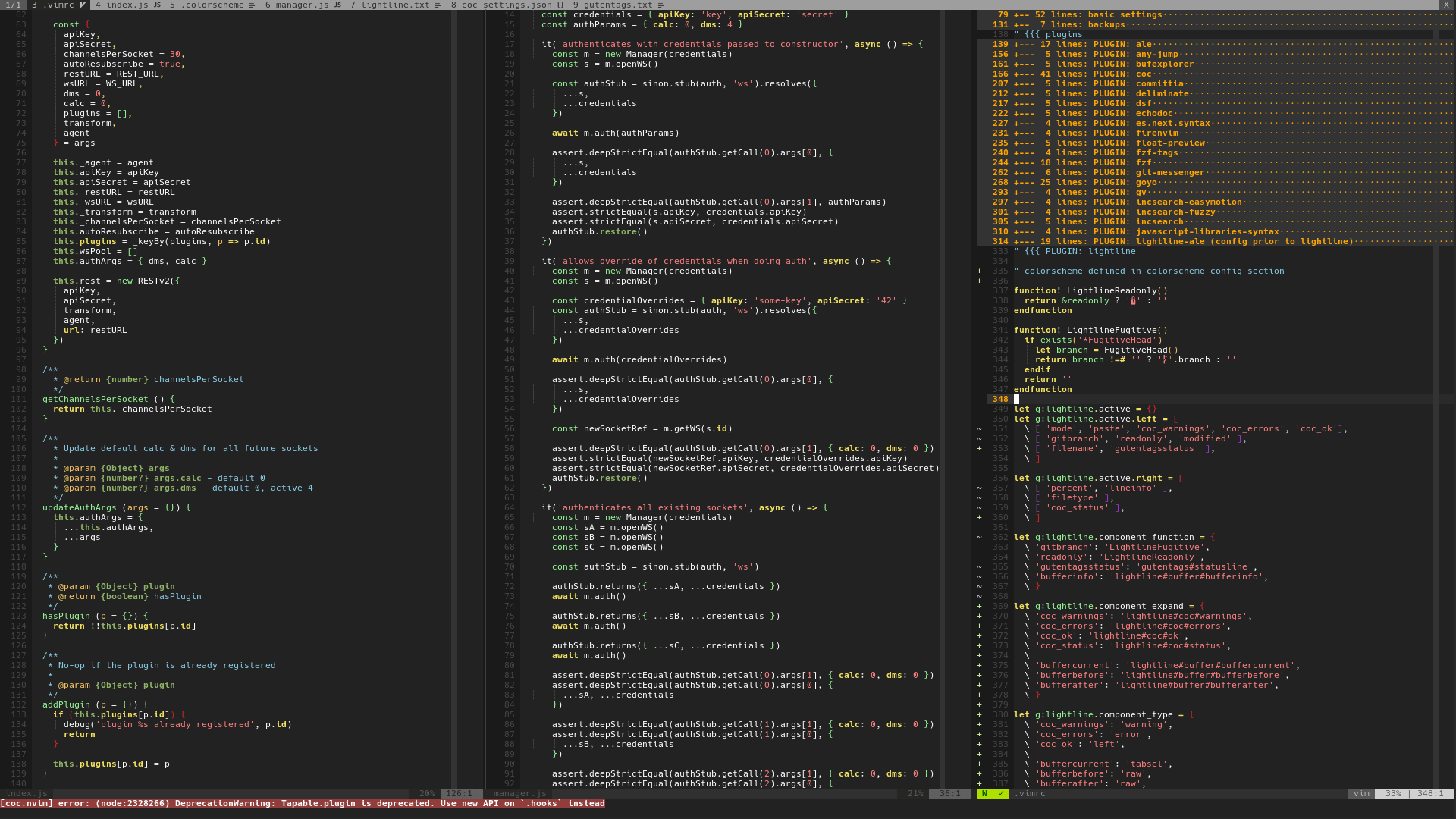 vim config