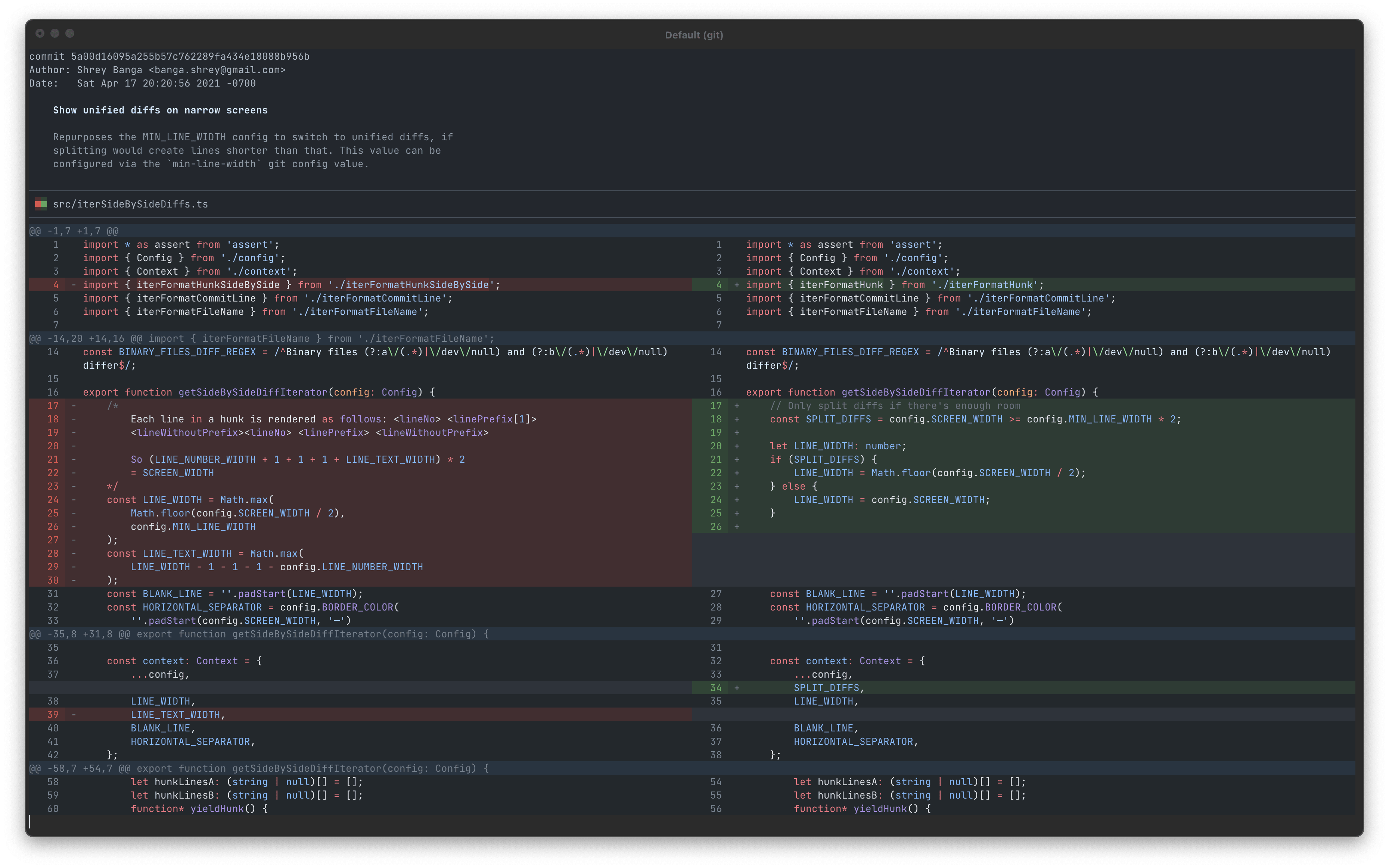 Screenshot of GitHub Dark (Dim) theme