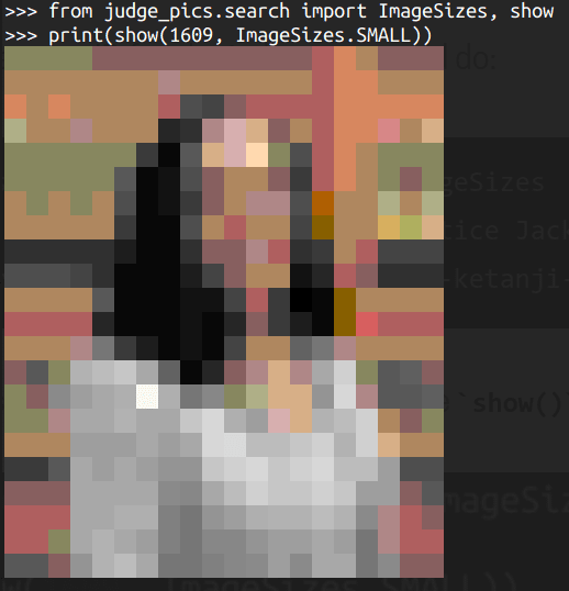 Judge Jackson as ANSI escape codes