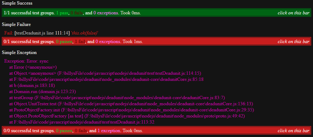 Simple HTML tests Simple HTML tests