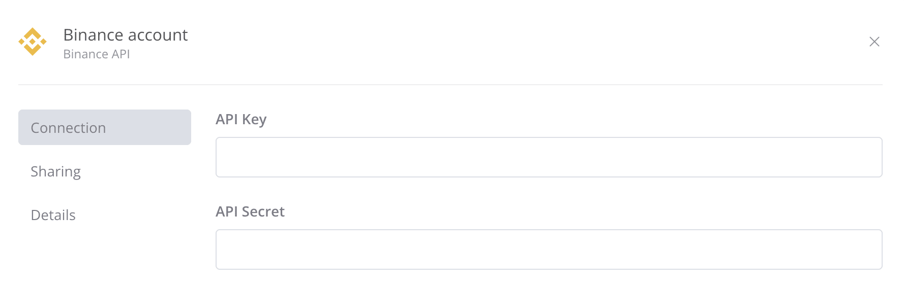 Binance Settings Settings
