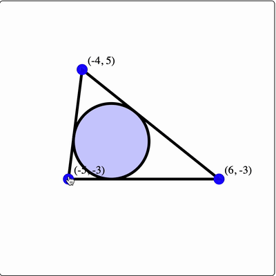 Example of Incircle command