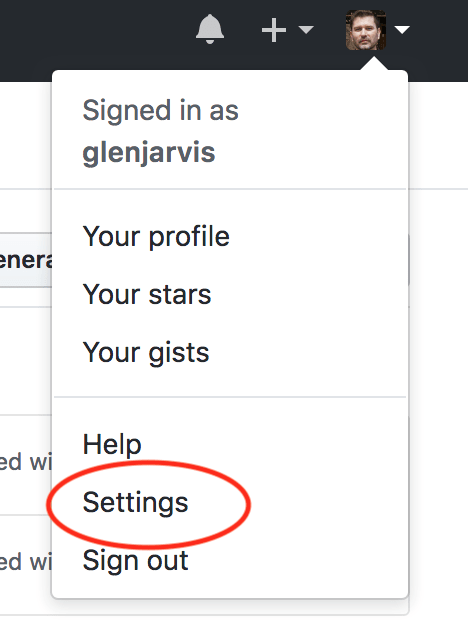 Upper Right Hand Corner Menu