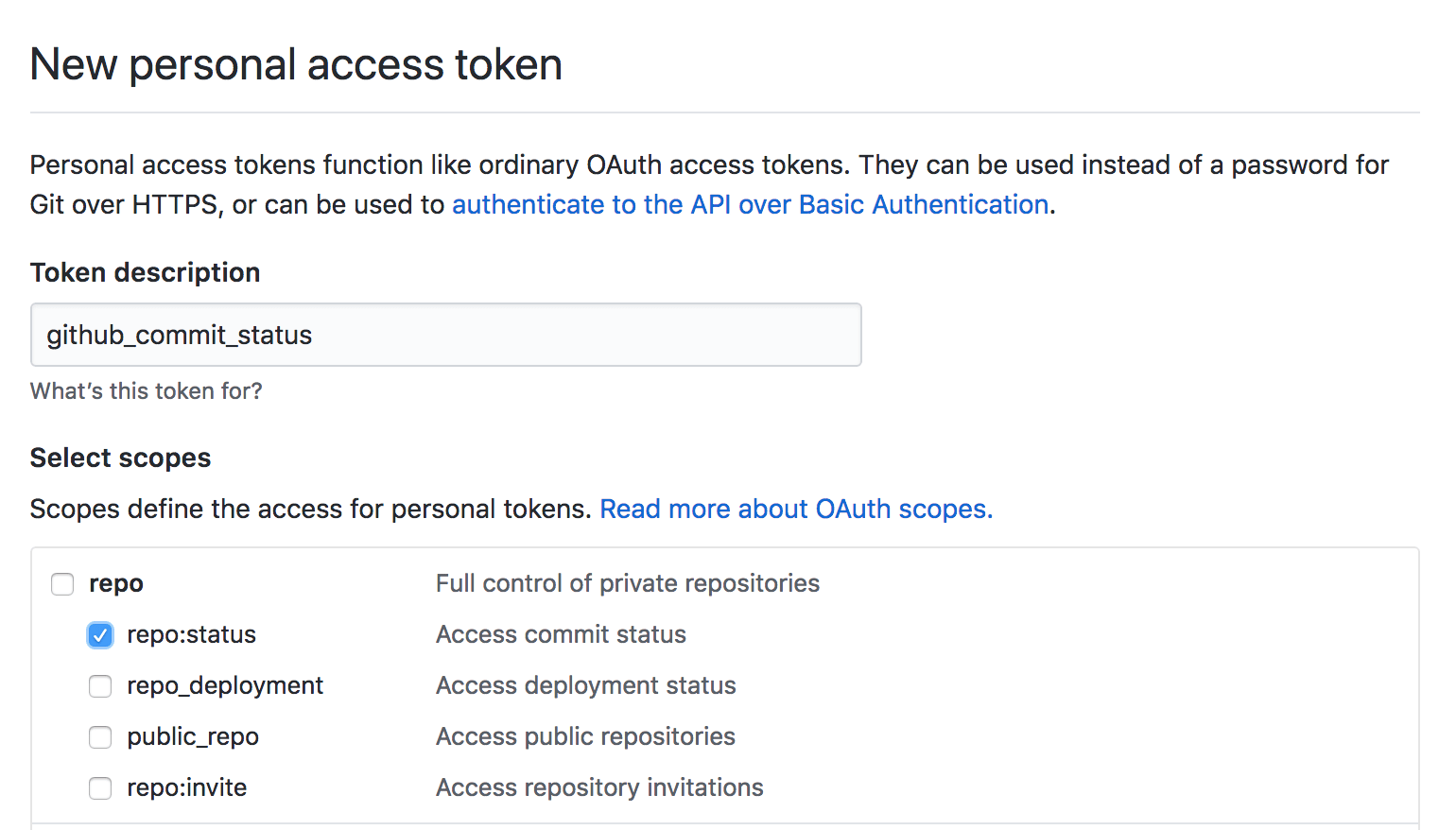 New Token Screenshot