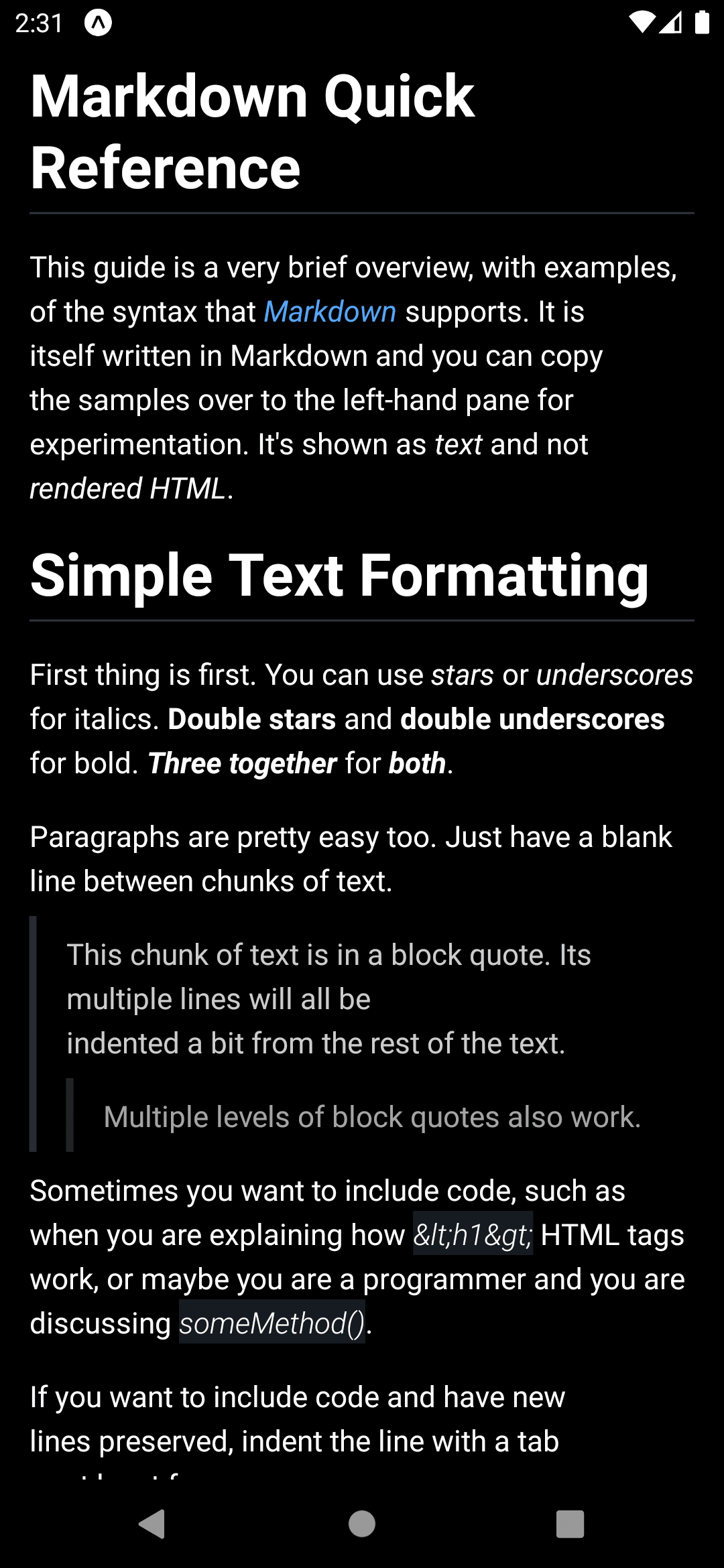 Dark Theme Dark theme