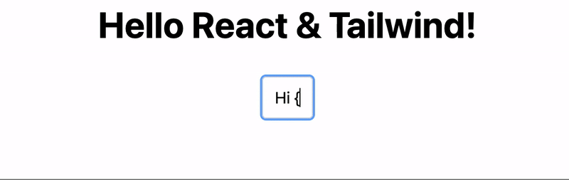 React Dynamic Variable Demo