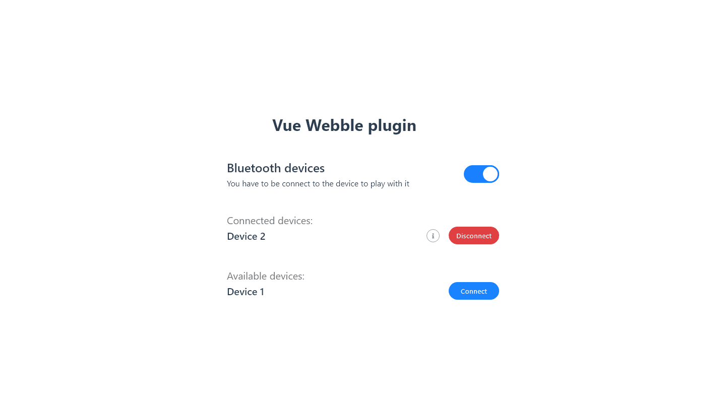 vue webble list