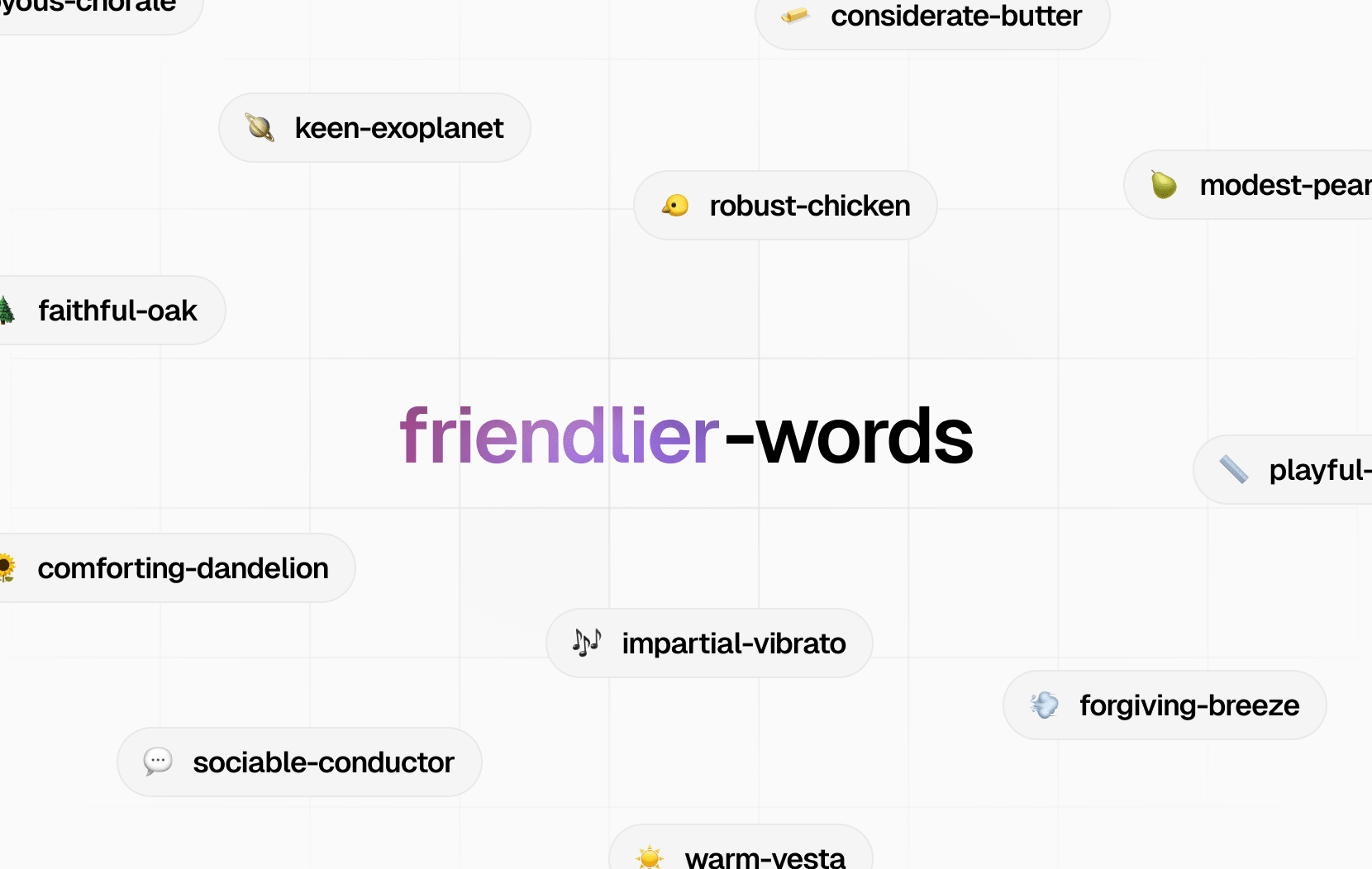 friendlier-words