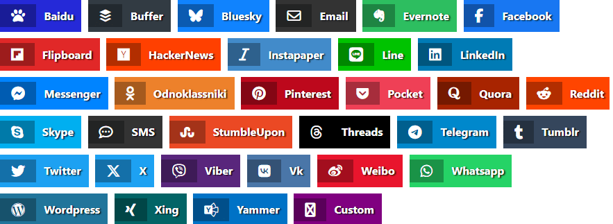 supported social networks