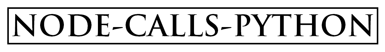 node-calls-python