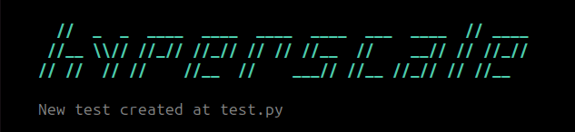 Creating a Workflow Output of the hyperscale new test.py command