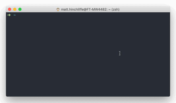 Animation showing usage of Lionel
