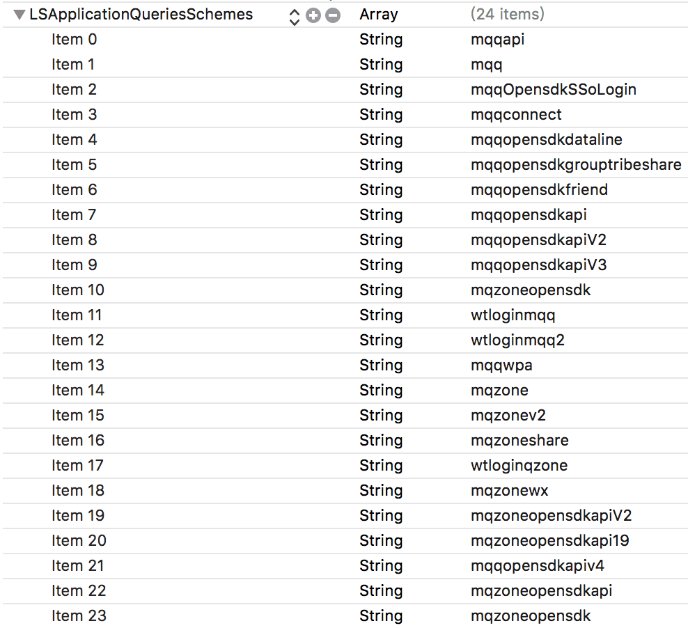 Add LSApplicationQueriesSchemes