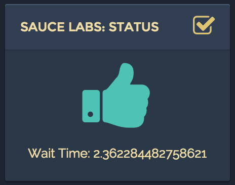 SauceLabs Status