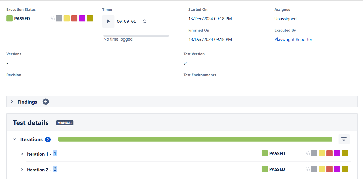xray iteration results